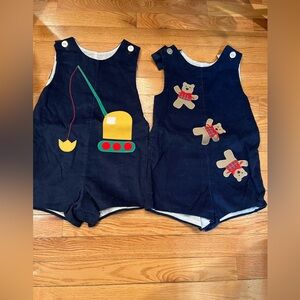 VINTAGE BOYS CLOTHES KELLYS KIDS CORDUROY SHORTS JUMP SUIT CHRISTMAS PICTURES